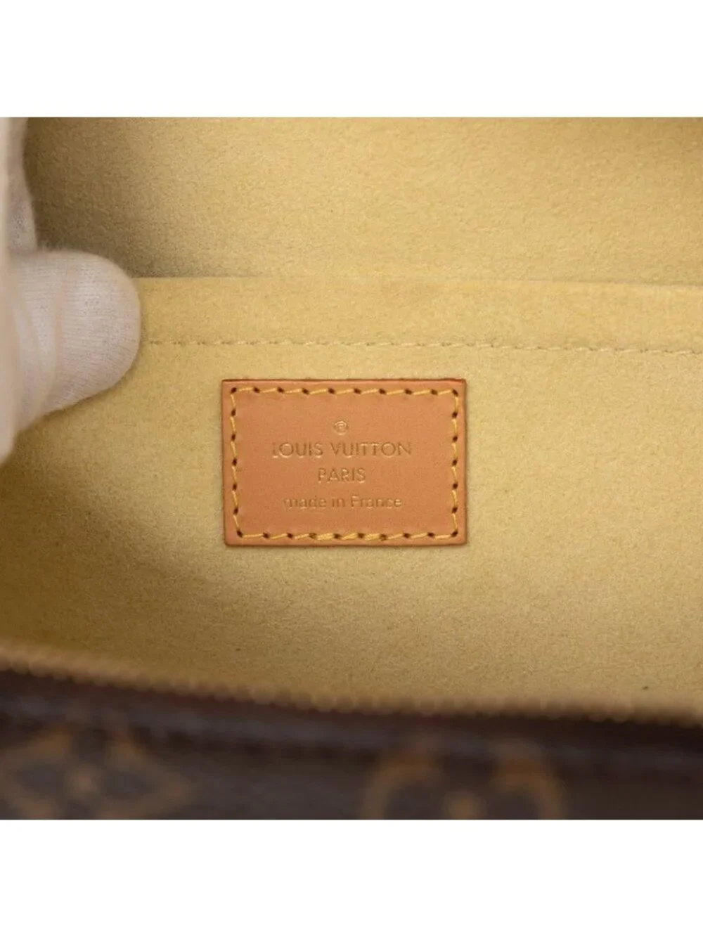 Louis Vuitton Monogram Varisette BB 2-Way Shoulder Bag Brown Leather